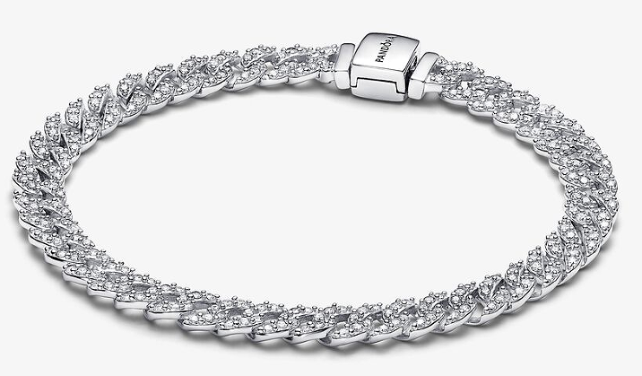 [TY-B18] Brazalete trenzado Pandora en plata