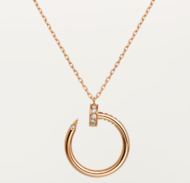 [TGKT-N04] Collar Cartier Juste un Clou liso oro rosa
