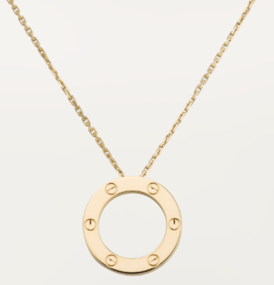 [TGKT-N11] Collar Cartier Love círculo oro amarillo