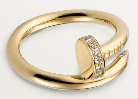 [TGKT-R54] Anillo Cartier Juste un Clou pavé oro