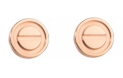 Aretes Cartier Love botón tornillo oro rosa