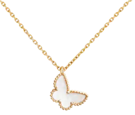 Collar Van Cleef Mariposa Nácar