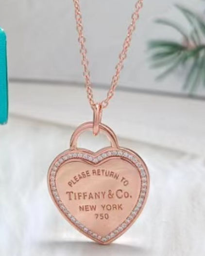 [N0092-2] Collar Tiffany Return to Tiffany Corazón Grabado