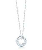 Collar aro plata 925 con números calados 1837