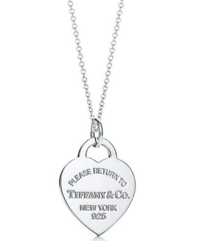 [TIFN004] Collar Return to Tiffany Corazón Plata Lisa
