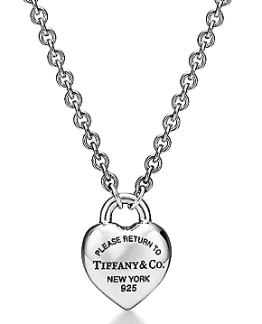 [N0349-1] Collar Return to Tiffany corazón liso plata