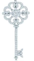 [N0010] Charm llave rosetón Tiffany Keys