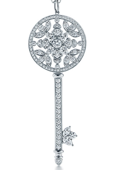 [N0017-2] Charm llave ramillete Tiffany Keys grande
