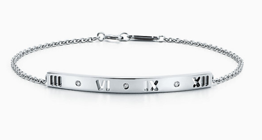 Brazalete Atlas Numerales Romanos Plata 925