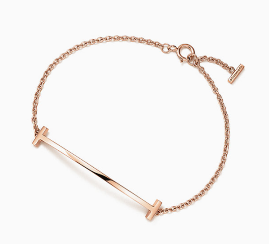 [H0015] Brazalete Tiffany T1 Barra Lisa