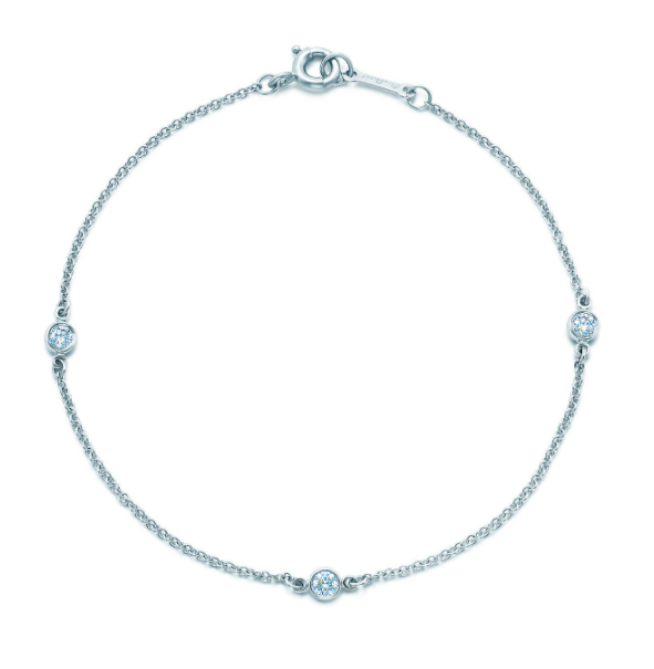 Brazalete Tiffany Elsa Peretti Tres Piedras Plata 925