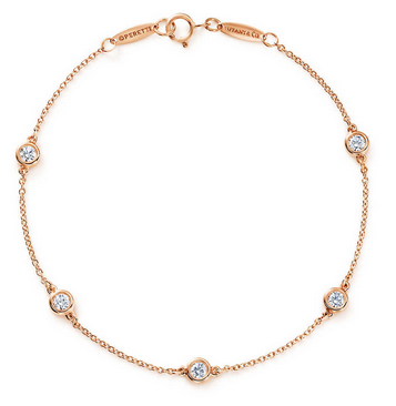 Brazalete Elsa Peretti Circonias por Metro Oro Rosa