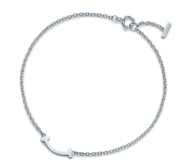 [H0062] Brazalete Tiffany T Smile Curva Lisa