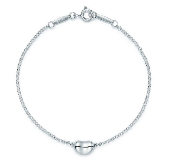 [H0067-2] Brazalete Tiffany Elsa Peretti Bean Plata 925