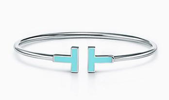 [TIFB081] Brazalete Tiffany T Wire plata turquesa