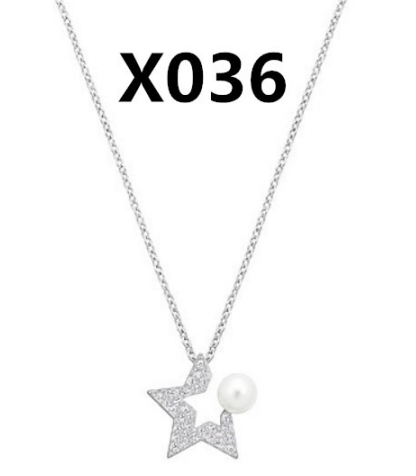 Collar Swarovski Estrella Pavé con Perla