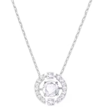 Collar Swarovski Sparkling Dance Redondo Cristal Blanco