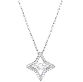 Collar Swarovski Estrella Cuatro Puntas Pavé Calada
