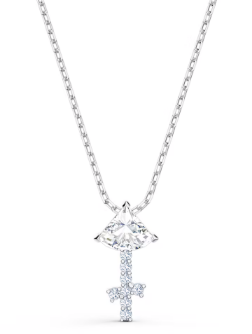 Collar Zodiaco Sagitario Ondas Pavé y Solitario