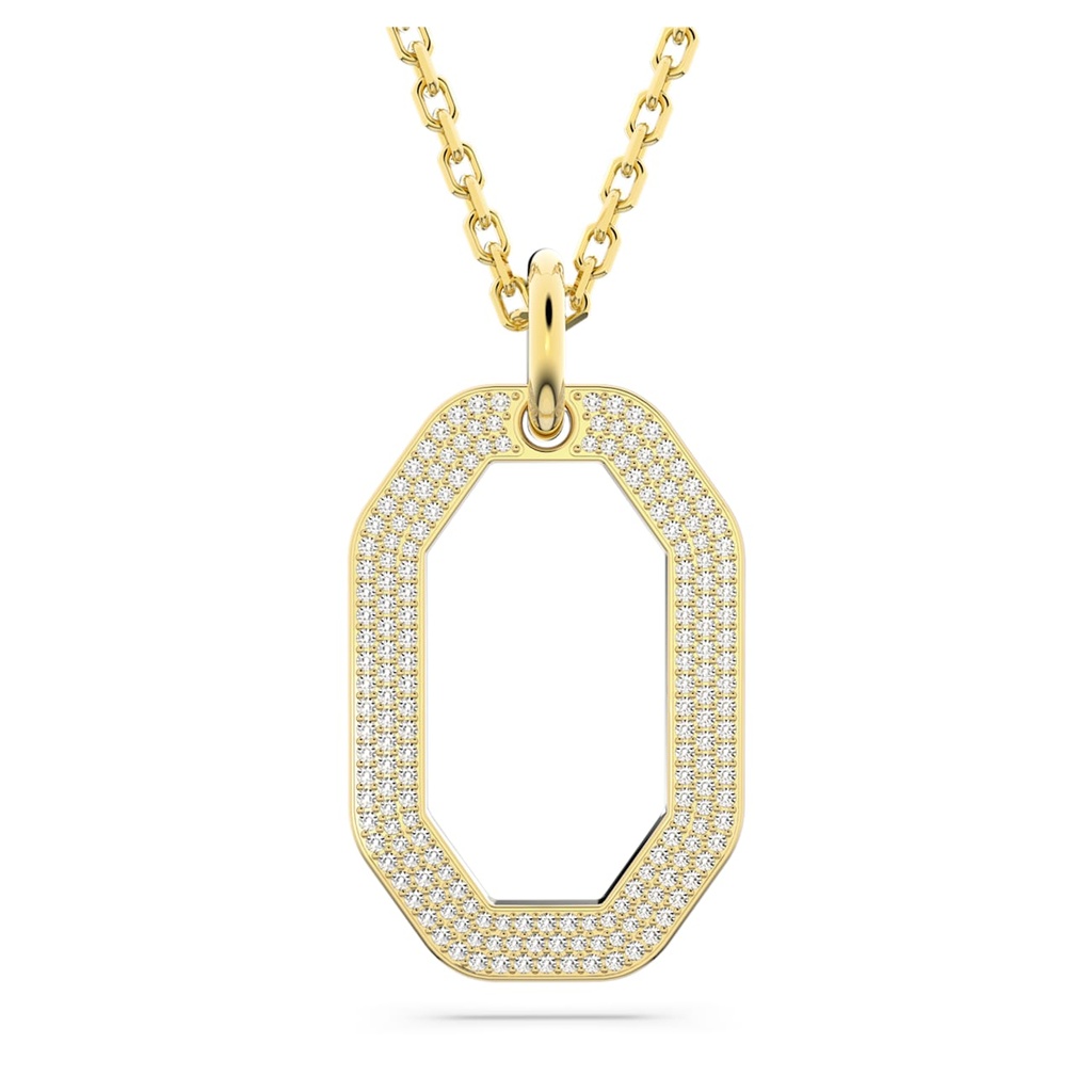 Collar Swarovski Millenia Octágono Pavé Oro