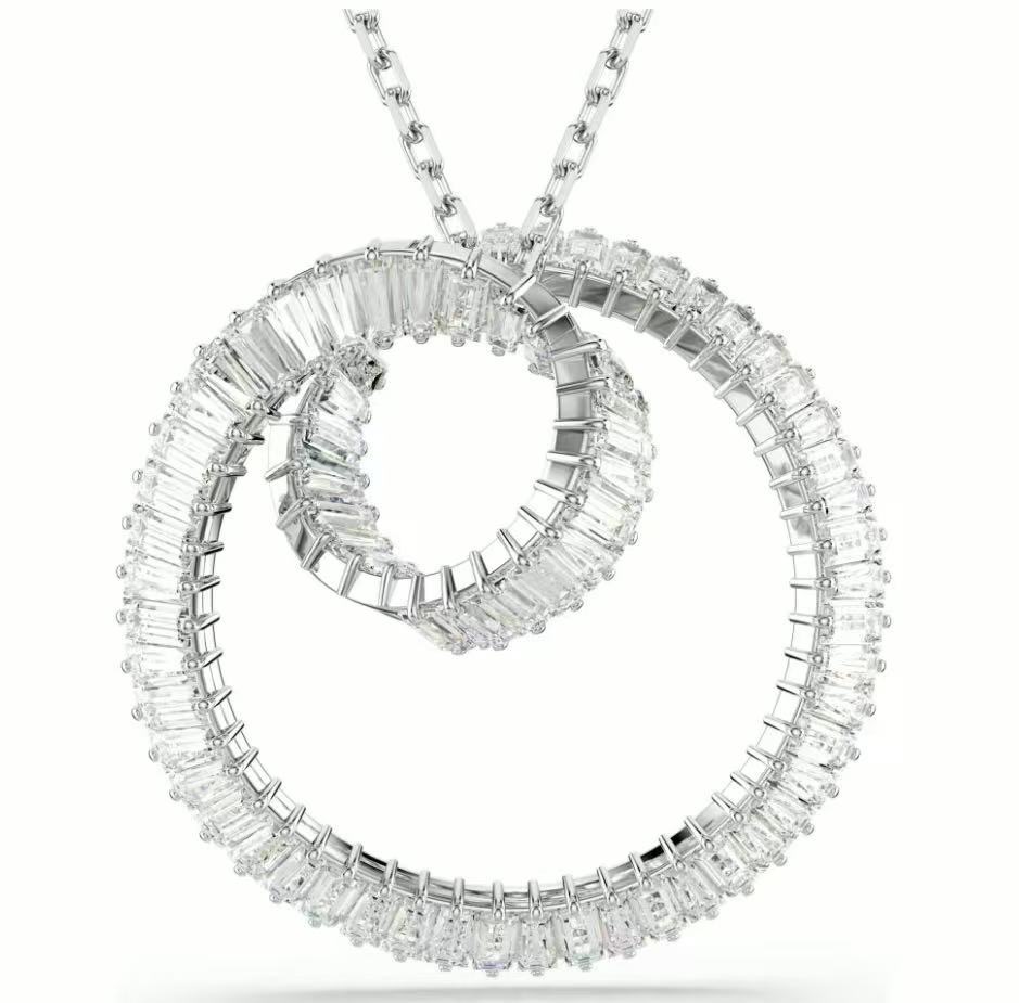 Collar Swarovski Hyperbola Espiral de Baguettes