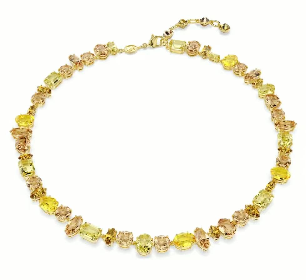 Collar Swarovski Gema Multicorte Tonos Otoño