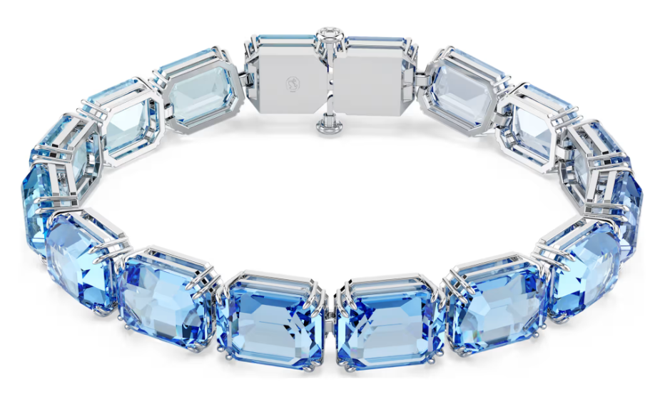 [A356] Brazalete Swarovski Millenia Cristales Azul Degradé