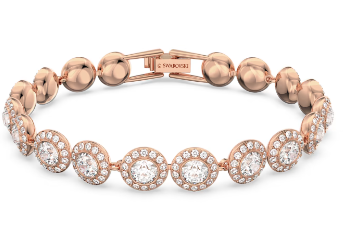 Brazalete Swarovski Angelic Halo Tono Oro Rosa