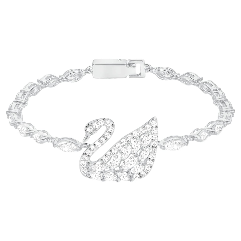Brazalete Swarovski Swan cisne cristales marquise