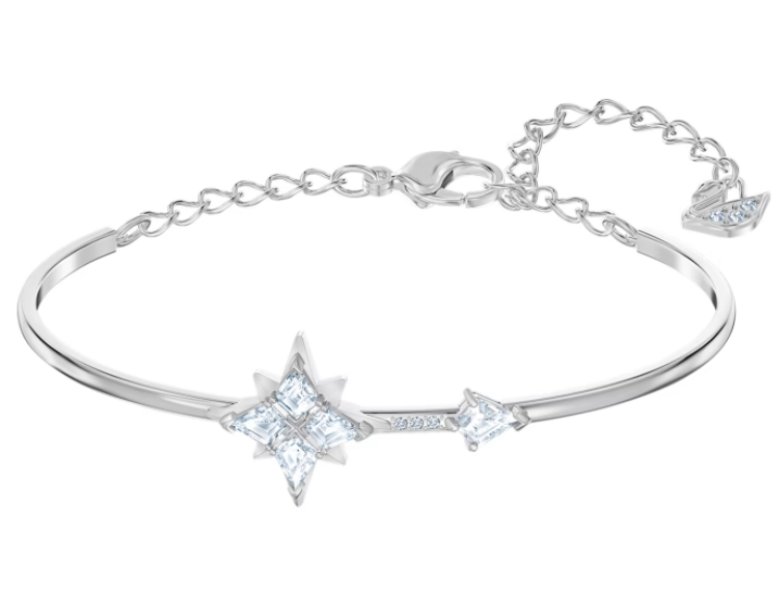 Brazalete Swarovski Estrella Rodio