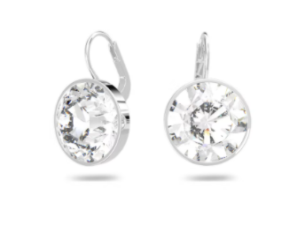 Aretes Swarovski Cristal Redondo Facetado