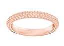 Anillo Banda Pavé Cristales Blancos Oro Rosa