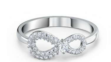 Anillo Hyperbola infinito pavé rodio