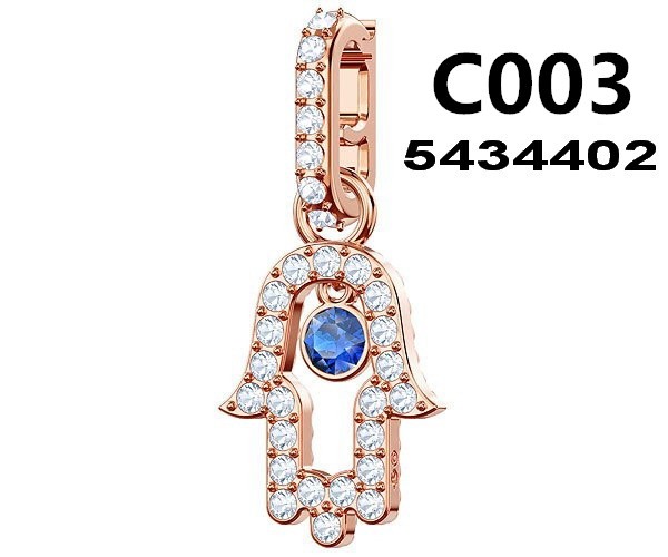 [C003] Charm Swarovski Symbolica Mano de Hamsa