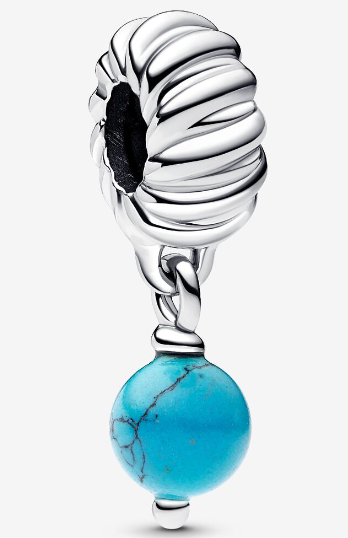 [793901C01] Charm colgante bola turquesa Pandora