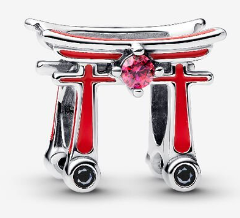 Charm colgante torii rojo Pandora