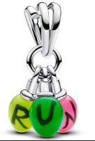 [793568C01] Charm colgante letras RUN esmalte neón Pandora
