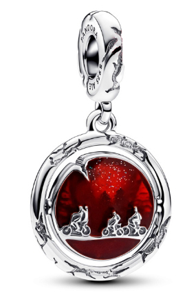 [793563C01] Charm colgante paseo en bicicleta esmalte rojo Pandora