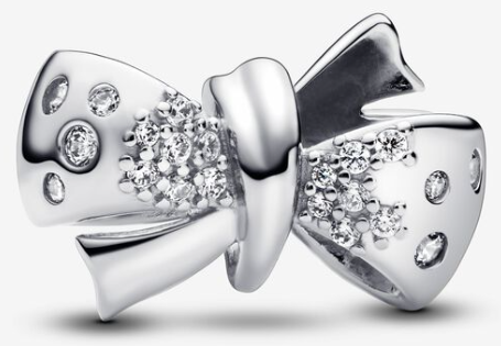 [793442C01] Charm moño pavé de circonias Pandora