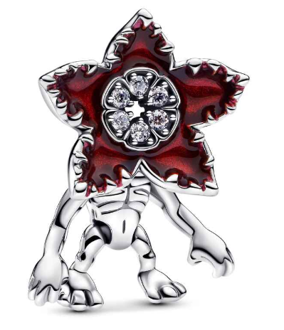 [793562C01] Charm criatura flor roja con circonias Pandora