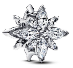 [793591C01] Charm flor estrella pavé circonias Pandora