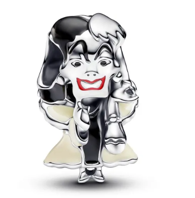 [793424C01] Charm Cruella de Vil abrigo esmalte crema Pandora