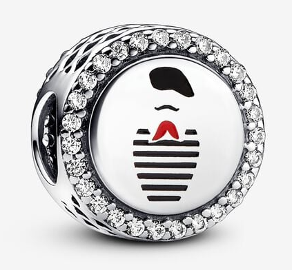 Charm Pandora Rostro Caballero Boina Bigote
