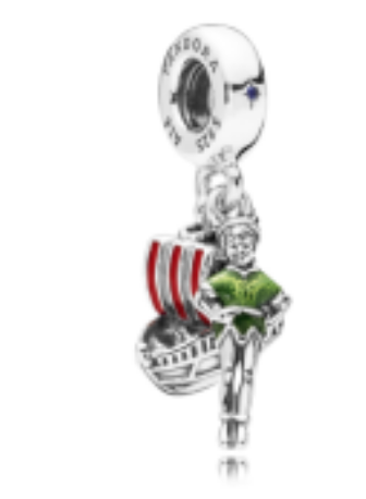 [7501057371847P] Charm colgante Peter Pan barco Disney plata