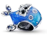 Charm Pandora cangrejo esmalte azul