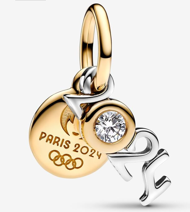 Charm Pandora Paris 2024 Colgante Bicolor Aros Olímpicos