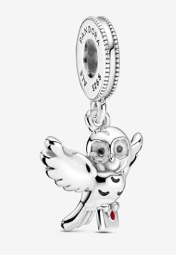 [P1] Charm colgante búho con carta Harry Potter