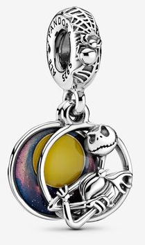 [P135] Charm Jack Skellington Luna Amarilla Disney