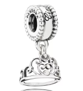 Charm colgante corona plata 925