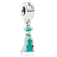 [791791ENMX] Charm colgante vestido turquesa Pandora